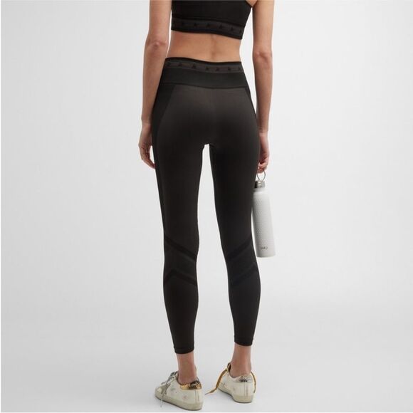 Golden Goose Black Star Leggings and Workout Top size S/M - Picture 2 of 9